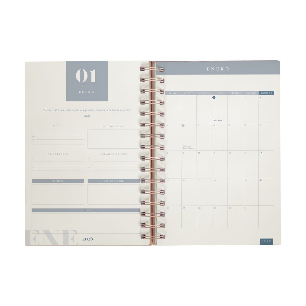 AGENDA DIARIA LETTE 2026